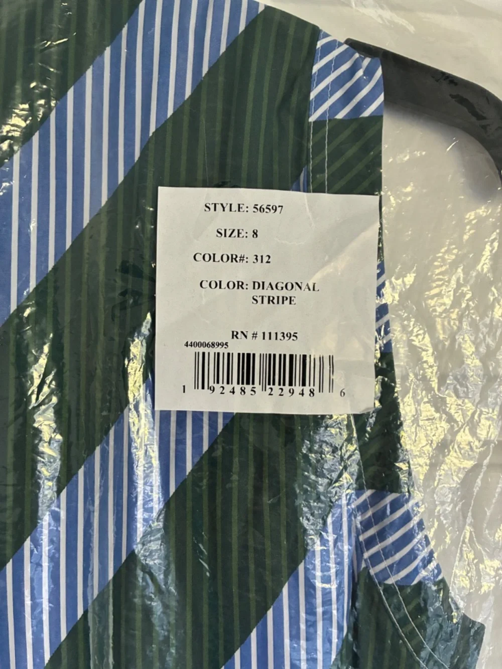 $498 NWT Tory Burch Overprinted Wrap Dress 8 M